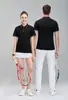 Polo de manga corta con solapa para hombre, camiseta de verano de marca de moda, estilo coreano, corte entallado, nueva camiseta de moda 2022, combinable con todo.