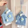Bolsa de pañuelos linda, Caja de pañuelos, Caja de pañuelos colgante para mesita de noche de dormitorio estudiantil, Bolsa colgante de pañuelos para dormitorio del hogar