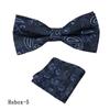 Corbata Vintage para Hombre de Negocios Pañuelo de Bolsillo Traje Camisa de Vestir Lazo Cuello Poliéster Patrón Roto Lazo