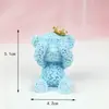 Estilo celebridade da internet Asas de pena real Asas de anjo bonitas Plug-in Bola transparente colorida Decoração Decoração de bolo para assar