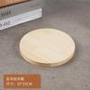 Tábua Redonda de Madeira Material para Modelo DIY Madeira Maciça Pinus Produtos para Escultura Superfície de Banquinho de Mesa Porta-Copos Placa para Transferência de Calor Natal