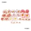 Kit de Materiales para Flores Artificiales, Flores Falsas, Flores de Seda, Materiales DIY para Birrete de Graduación, Kit de Materiales de Flor para Diadema y Pasador, Comprar en Metabo