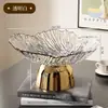 Nova Fruteira de Pé Alto da Temu para Uso Doméstico, Prato de Petiscos para Sala de Estar, Fruteira em Formato de Pétala, Prato para Frutas Secas e Doces de Mesa de Centro