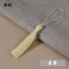 Marcador de Libro de Borla Corta Gruesa de 8 cm, Nudo Chino de Poliéster, Colgante de Borla Pequeña, Colgante de Abanico, Borla de Disfraz de Boca Cerrada, Accesorios de Manualidades DIY
