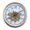 Reloj de Pared Máquina de Engranajes Europea Lujo Accesible Reloj de Pared Creativo Reloj Retro Personalizado para el Hogar Reloj de Cuarzo Nostálgico Europeo