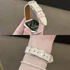Adecuado para Apple S12S10987Se Correa de Reloj Starlight Kt Cat Moda Lujo Ligero Cuero Pulsera de Muñeca para Mujer Correa de Reloj