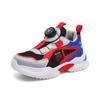 Fivela rotativa tênis infantil tênis de malha para meninos adolescentes estudantes tênis de corrida tênis de basquete sapatos de papai sapatos infantis