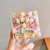 Pinzas para el Cabello de Niños Color Dopamina Mini Tamaño Peinetas Lindas de Dibujos Animados Pinzas para el Cabello de Bebé para Niñas Pequeñas