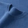 Suéter de cachemira para bebé Baicaicong para hombre, cuello redondo bajo, tejido de punto de cachemira casual de negocios para otoño e invierno