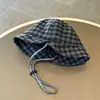 Gorro de Bebé Estilo Japonés para Primavera y Otoño, Sombrero de Pescador de Doble Ala para Bebés y Niños Pequeños, Sombrero de Cubo a Prueba de Viento para Exteriores para Niños y Niñas