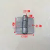 Bisagra Plana Perforada Gruesa de 2.5" para Puertas de Hierro, Bisagra Soldada Industrial de Alta Resistencia, Bisagra 40-50-60