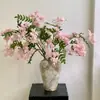 Cachos Realistas de Flores Artificiais de Espinheiro-Alvar com um Toque de Luxo de Alta Qualidade para Cenários de Pousada ao Ar Livre e Decoração de Sala de Estar
