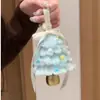 Pingente de Árvore de Natal Gelo e Neve Cintilante DIY Feito à Mão Pacote de Material para Árvore de Natal Floco de Neve Azul Gelo para Namorada, Colega de Classe e Melhor Amiga