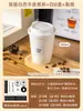 Taza de Café Desechable con Tapa, Taza Doméstica de Papel Kraft Engrosado, Taza de Embalaje para Bebidas Calientes de Té con Leche, Para Llevar Hecha a Medida