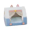 Nuevo Estilo Primavera y Verano Nido Cama Tienda Triángulo Soñadora, Nido Fresco y Transpirable para Perros, Nido para Gatos, Nido Cerrado, Nido para Mascotas para Perros Pequeños y Medianos