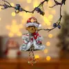 Nuevo Pin de Navidad Pequeño Colgante de Tela Muñeco Colgante para Árbol de Navidad Suministros de Decoración Navideña