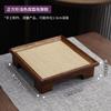 Bandeja de té pequeña de madera para remojo en seco, bandeja de té de estilo chino para el hogar, mesa de té de madera maciza antigua, bandeja zen