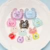 Pequeño cangrejo luminoso de Sanrio, accesorios hechos a mano para manualidades, adornos de simulación con sonido de vibración para tocar, pequeños regalos para estudiantes al por mayor