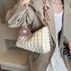 Bolso de primavera 2024 nuevo bolso de mujer ins hombro bolso sobaco casual moda bolso de mano color sólido bolso tote