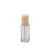 Tubo transparente quadrado de parede grossa para gloss labial 3ml tubo de cor labial tubo vazio tubo de batom AS material de embalagem cosmética novo de fábrica
