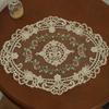 Posavasos francés con aislamiento térmico, exquisito mantel para mesa de comedor, decoración para fotos