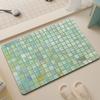Alfombrilla Absorbente para Entrada de Baño, Baldosas Pequeñas de Colores, Diatomeas, Antideslizante, para el Hogar, Inodoro, Escalón de Puerta de Baño
