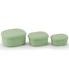 Mini lonchera de silicona estilo japonés y coreano para calentar en microondas, ideal para trabajadores de oficina, cocina, cuadrada, para conservar alimentos.