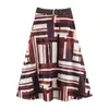 Bzl Atacado de Roupas Femininas Transfronteiriças Estilo Europeu e Americano Novo Modelo 2026 Saia Midi de Cintura Alta Linha A com Cinto 1165069