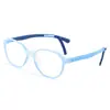 Nuevo marco de gafas redondo TR90 para niños estilo de moda alta calidad gafas anti luz azul para hombres miopía marco al por mayor mujeres