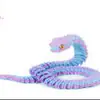 Serpiente Impresa en 3D con Articulaciones Móviles, Modelo de Juguete Grande, Color Degradado, Popular Figura de Pitón que Brilla en la Oscuridad