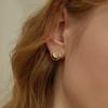 Pendientes de ópalo geométrico para mujer, de alta calidad, ligeros, de lujo, a la moda, elegantes, personalizados, con diseño sencillo y combinable.