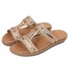 Yasirun Tamanho Grande Recorte Flats Transfronteiriços Chinelos de Strass Estilo Boêmio Vento Bordado Confortáveis Sapatos Femininos Verão Cx