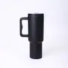 ¡Wow, asa de tercera generación hecha a medida, taza térmica de acero inoxidable de gran capacidad de 40 oz, portátil con pajita, perfecta para usar en el coche