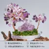 Piedra Bruta de Cristal Natural Árbol de Cristal Adorno de Grava de Cristal con un Toque de Alta Gama, Acuario Pequeño de Nicho, Árbol de la Fortuna, Regalo, Energía