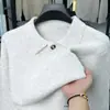 Suéter de punto casual estilo americano para hombre, otoño e invierno, moderno, corte holgado, inspirado en diseñador, popular en línea, elegante y versátil