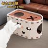 Tabla de Rascar para Gatos de Fieltro, Nido para Gatos, Juguete Integrado para Gatitos, Nuevo Cubo Nido para Gatos, Nido Marco de Escalada para Gatos de Doble Capa, Nido para Gatos de Dos Pisos