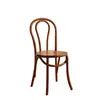 Conjunto de cadeiras de jantar em madeira maciça cadeira vintage cadeira de restaurante americano francês com encosto casa comercial cadeira de rattan trançado de rattan
