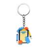 Pingente de Mochila Escolar Popular Transfronteiriça DIY Desenho Animado Exquisito Chaveiro Pingente Presente Chaveiro de PVC