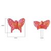 Colgante de Mariposa Acrílico Chapado en Color DIY Hecho a Mano Casero Antiguo Accesorios para el Cabello Paso Agitar Horquilla Mano Aretes Material