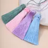 Borla de Seda de Hielo Corta y Gruesa de 10 cm Colgante Exquisito para Coche Colgante de Ventilador Linterna Marcador de Libros Decoración de Escritorio Fabricante Venta al por Mayor