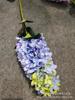 Diseño de escena de boda hortensia cono único flor artificial decoración salón de bodas arreglo de suelo decorativo hortensia pagoda de flores