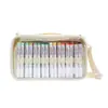 Caneta Marcadora de Frutas Azul Saco de Armazenamento de Milho Delicioso Grande Capacidade Multicamadas Transparente Transversal Multifuncional Bolsa de Ombro para Armazenamento