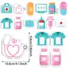 Js085 Cuaderno del Día de la Enfermera, Cuaderno de Bolsillo con Forma Especial, Cuaderno Rayado con Forma de Pastilla para Doctor, Cuaderno de Estudiante
