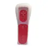 Adequado para Controles Wii Esquerdo e Direito, Manípulo Reto Wii + Manípulo Perna de Frango para Mão Esquerda, Manípulo Curvo com Capa de Silicone e Alça de Mão, Modelo Regular
