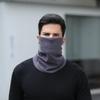 Novo Aquecedor de Pescoço de Veludo de Camada Única e à Prova de Vento Cor Pura Ciclismo Masculino e Feminino Outono e Inverno Elástico Alto Espessado Cachecol para Coluna Cervical Moderno
