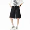 Pantalones Cortos de Cinco Puntos Estilo Americano Estilo Hong Kong para Hombre, Estilo Delgado de Verano, Nuevo Modelo 2026, Pantalones Casuales Sueltos de Largo Medio para Adolescentes