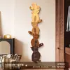 Cabide de Painel Perfurado para Hall de Entrada, Adesivo de Parede com Régua de Altura para Crianças, Gancho de Parede para Quarto, Cabideiro de Painel Perfurado