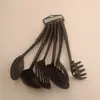 Conjunto de Espátulas de Nylon Transfronteiriço Seis Peças, Colher de Sopa, Utensílios de Cozinha Multifuncionais, Conjunto de Utensílios de Cozinha Resistentes a Altas Temperaturas, Atacado do Fabricante
