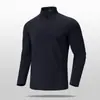 Novedad Otoño/Invierno Sudadera con Media Cremallera Ropa Deportiva de Manga Larga para Hombre Cuello Alto Hoodie Fitness al Aire Libre Running Entrenamiento Casual Camisa POLO