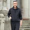 Traje Deportivo Casual de Tres Piezas para Hombre Primavera y Otoño 2026 para Hombres de Mediana Edad y Mayores Conjunto para Correr y Caminar